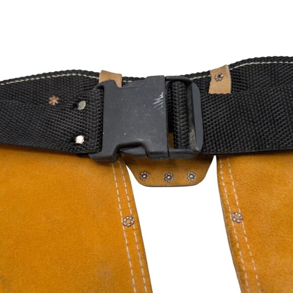 Master Mechanic Leather Tool Belt Master MM370X-3 Double Pouch Adjustable - Picture 15 of 16